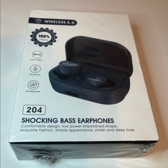 204 Shocking Bass Wireless Headphones-5.0 - Picture 3 of 5